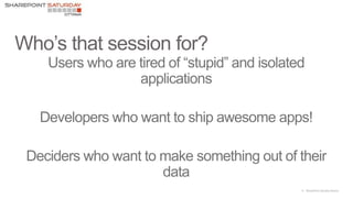 9 |SharePoint Saturday Atlanta
 