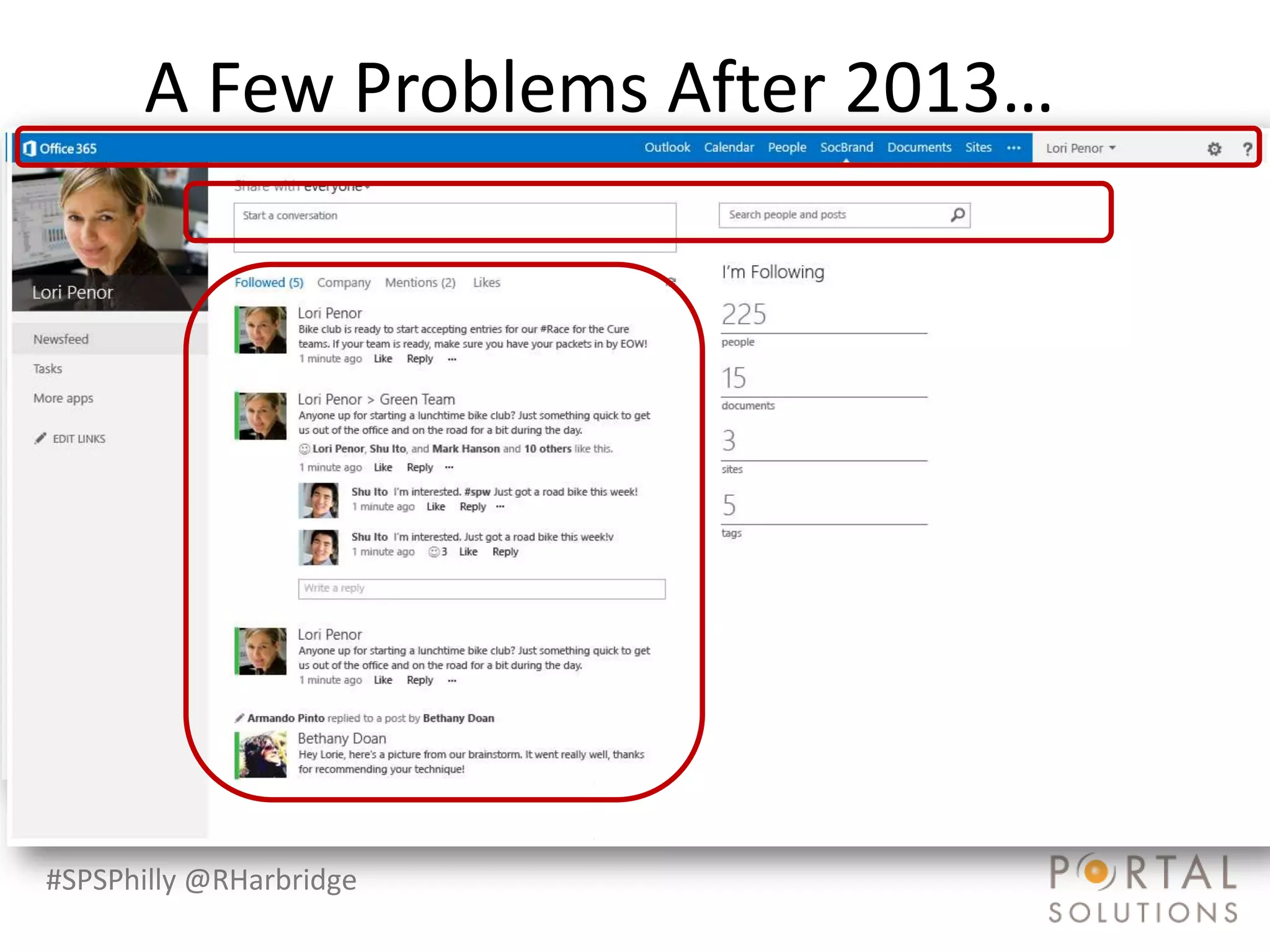 A Few Problems After 2013…




#SPSPhilly @RHarbridge
 