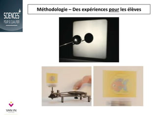 Méthodologie – Des expériences pour les élèves
 