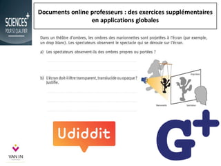 Documents online professeurs : des exercices supplémentaires
en applications globales
 