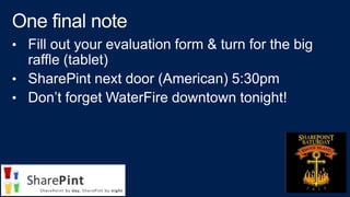 SPSRI  - what goes where final