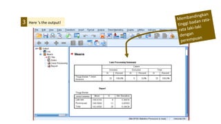 3 Here ‘s the output!
 