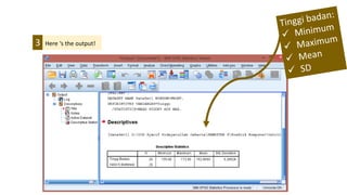 3 Here ‘s the output!
 