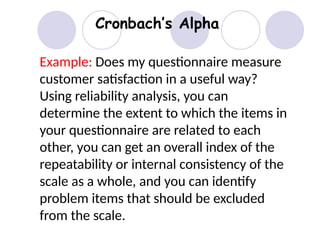 Data analysis for quantitative research using SPSS | PPTX