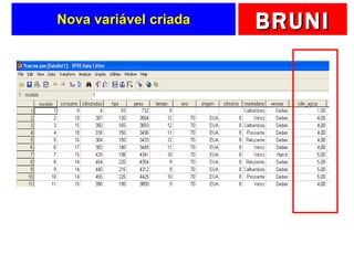 Nova variável criada 