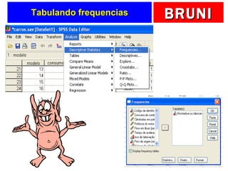 Tabulando frequencias 
