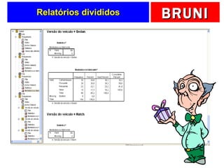 Relatórios divididos 