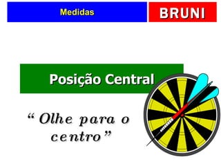 Medidas Posição Central “ Olhe para o centro” 