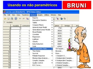 Usando os não paramétricos 