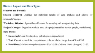 SPSS, Minitab, and R-Online Statistical Software | PPTX