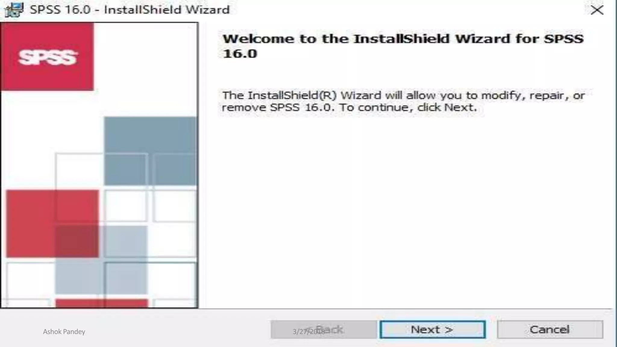 Ashok Pandey 3/27/2018 40
 