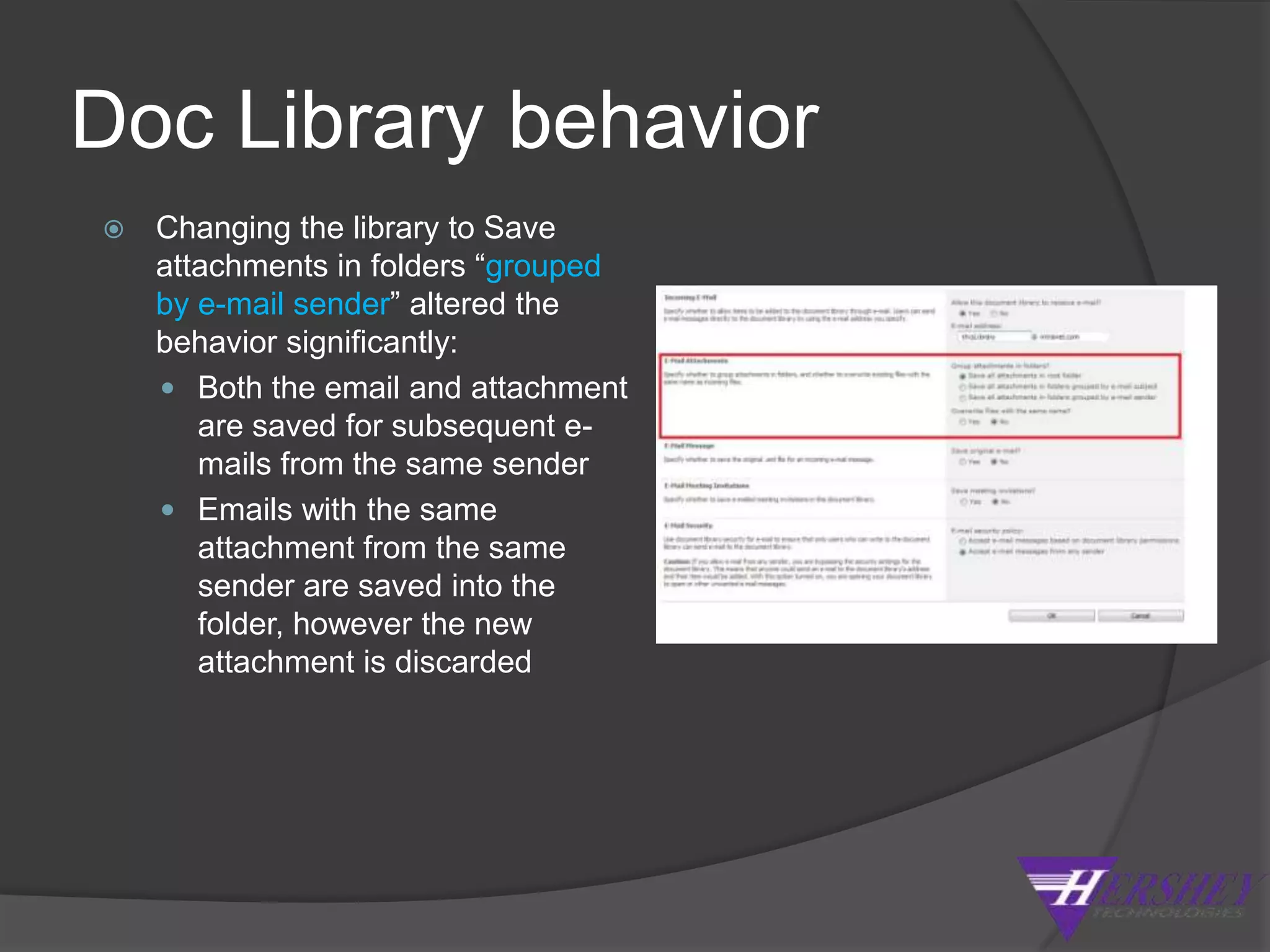 Configuring SharePoint