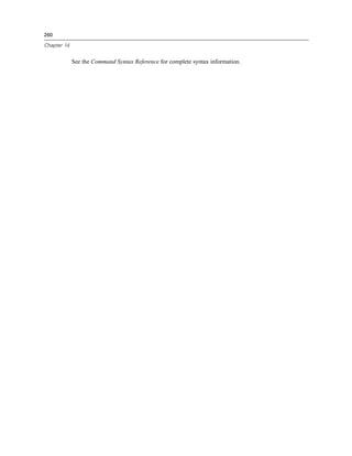 260

Chapter 14


             See the Command Syntax Reference for complete syntax information.
 