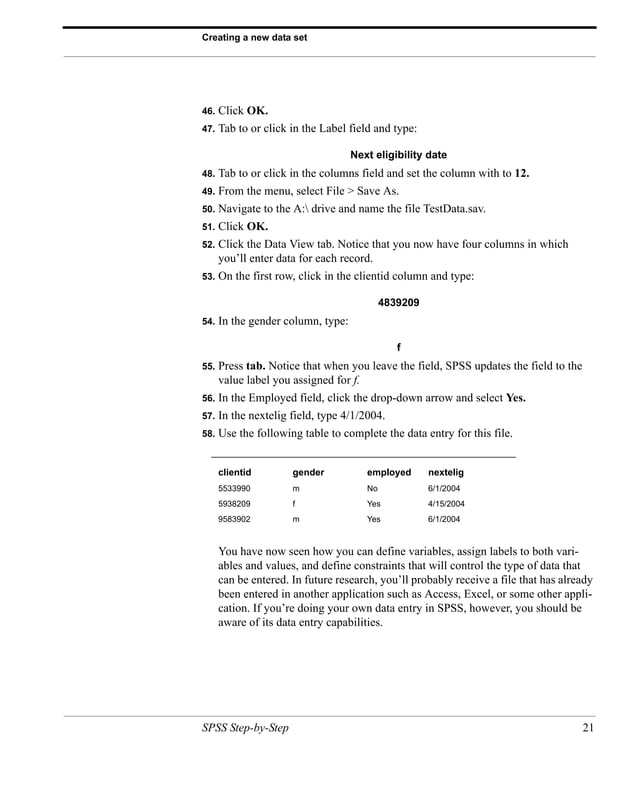 Spss basics tutorial pdf
