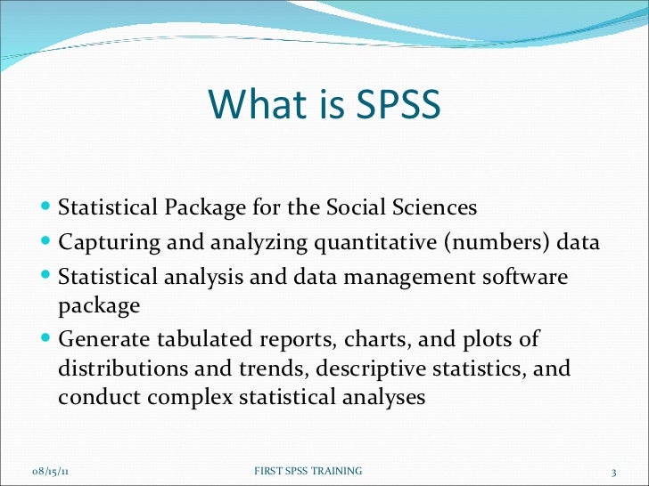 what is spss