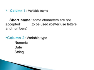 Spss guidelines | PPT