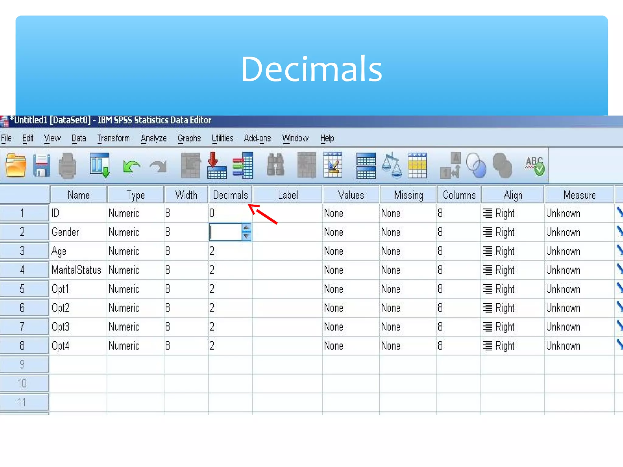 Decimals
 