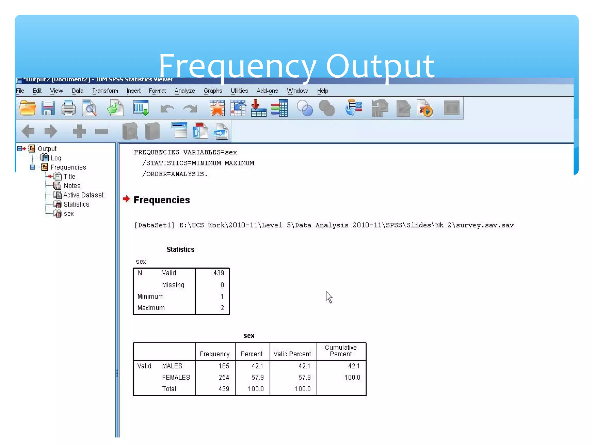 Frequency Output
 