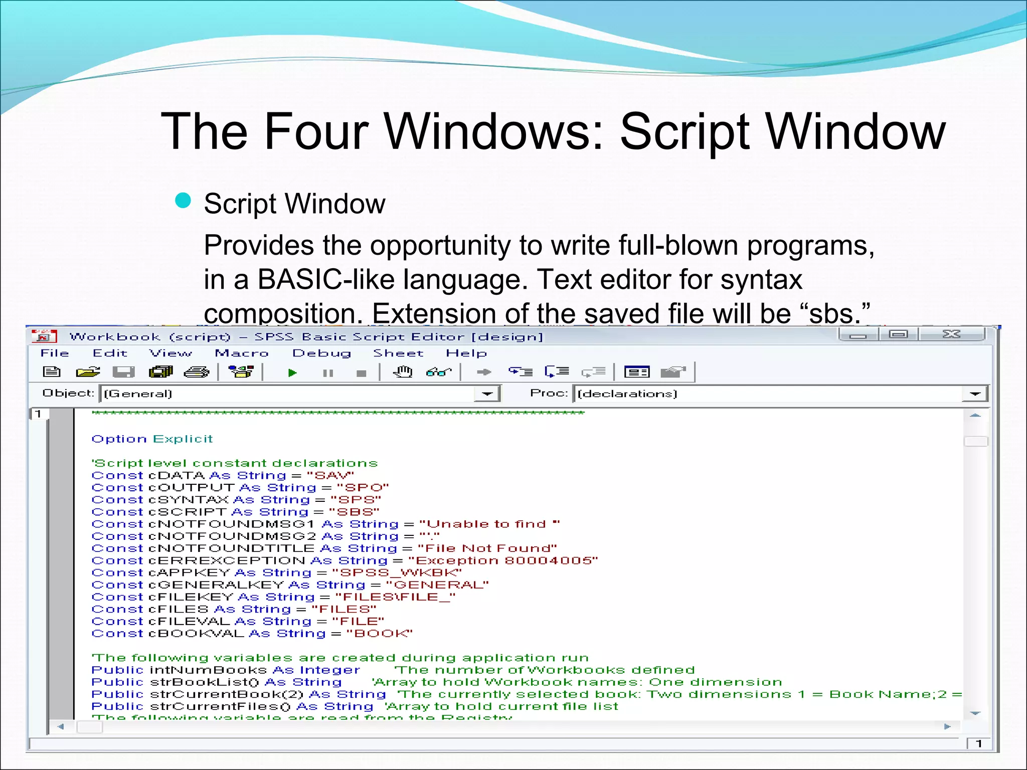 Spss lecture notes | PPT | Technology & Computing