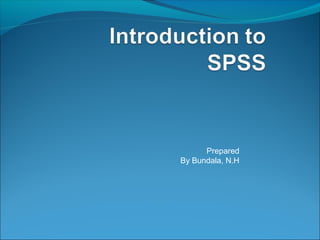 Spss lecture notes | PPT