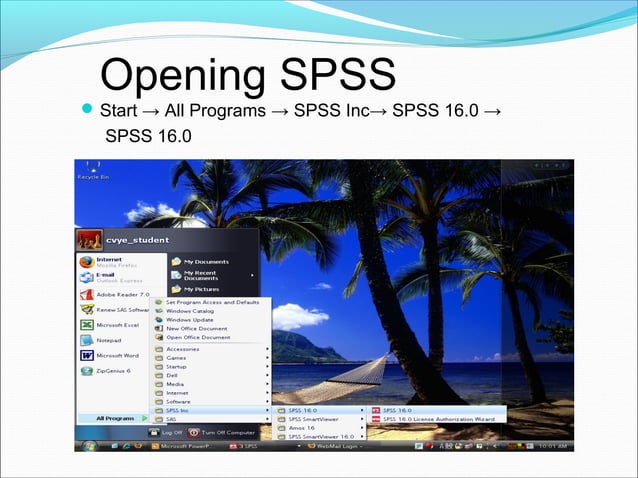 Spss lecture notes | PPT | Technology & Computing