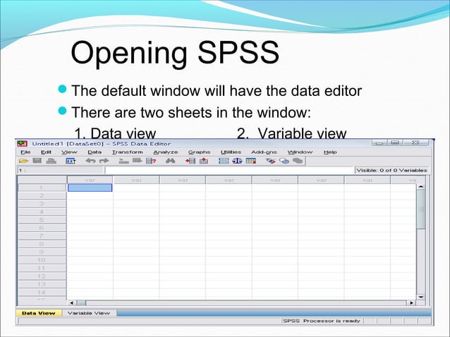 Spss lecture notes | PPT | Technology & Computing