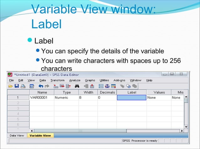 Spss lecture notes | PPT | Technology & Computing