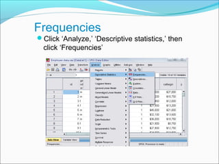 Spss lecture notes | PPT