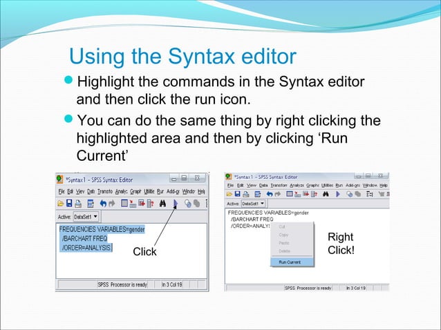 Spss lecture notes | PPT | Technology & Computing