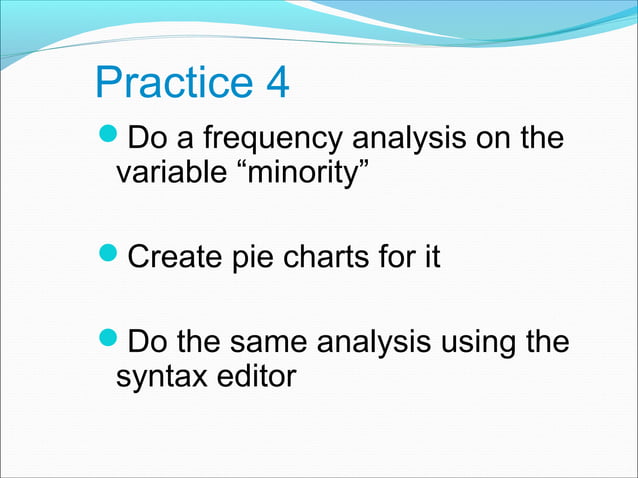 Spss lecture notes | PPT | Technology & Computing