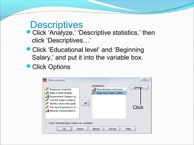 Spss lecture notes | PPT | Technology & Computing