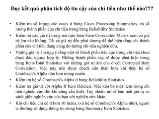 Spss lesson 4.4 checking reliability_of_scale (kiem tra do tin cay cua ...