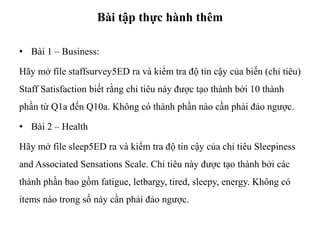 Spss lesson 4.4 checking reliability_of_scale (kiem tra do tin cay cua ...