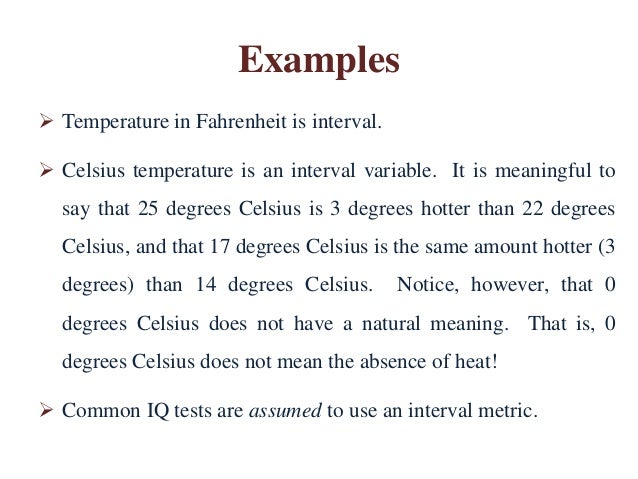 Spss Measurement Scales Example Of Equal Interval Variable