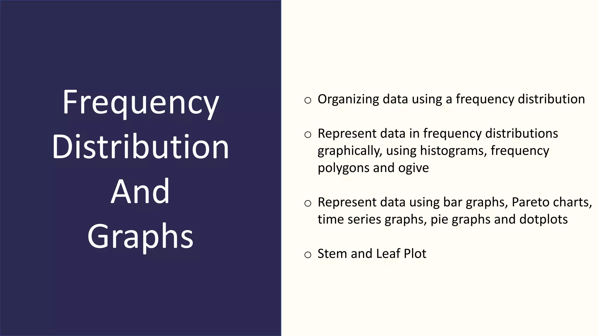 Frequency Distribution and Graphs | PPTX