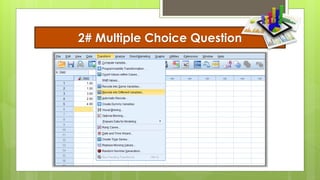 Spss series - data entry and coding | PDF