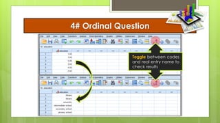 Spss series - data entry and coding | PDF