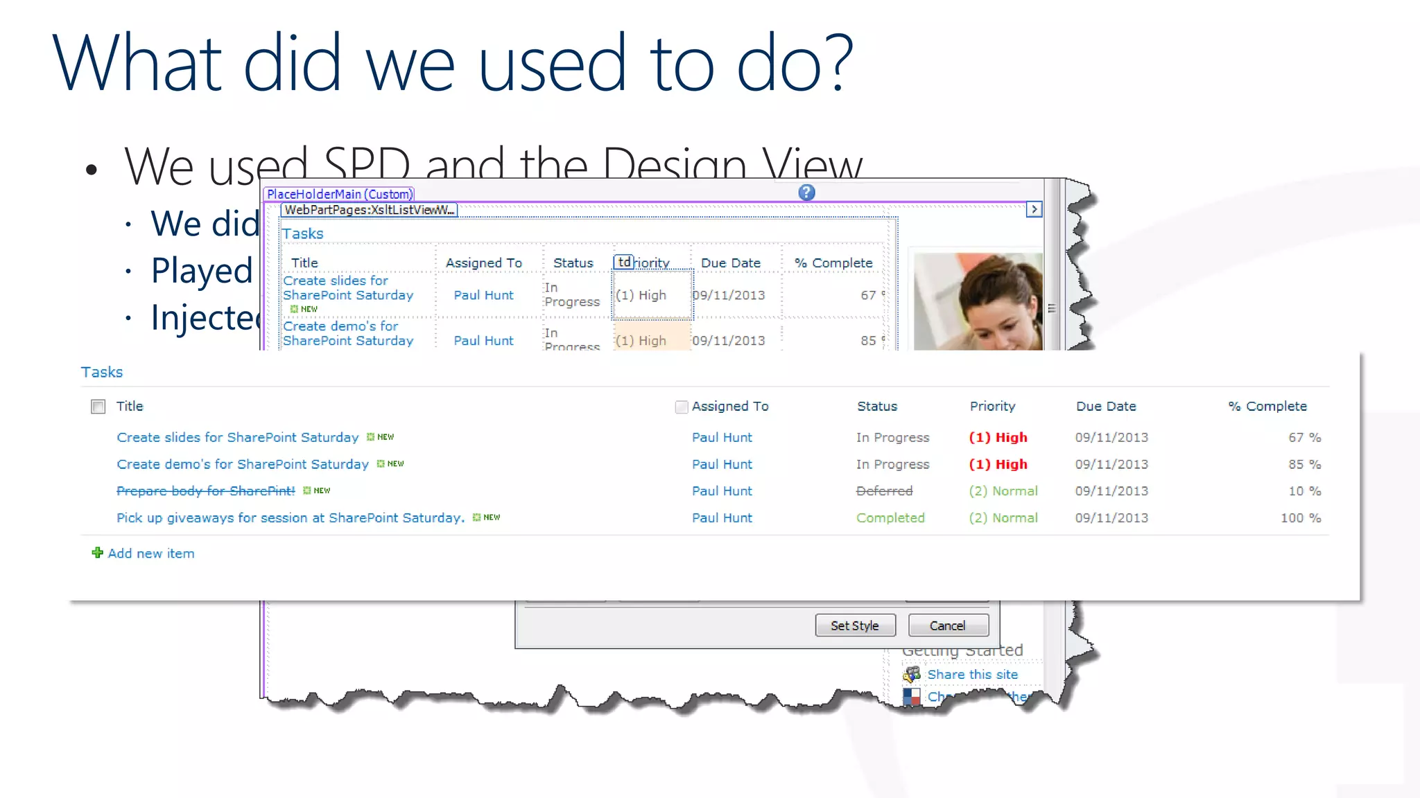 SPSSTHLM - Using JSLink and Display Templates for ITPros | PPT