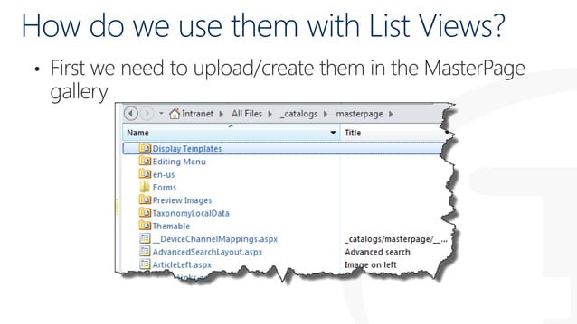 SPSSTHLM - Using JSLink and Display Templates for ITPros | PPT | Free ...
