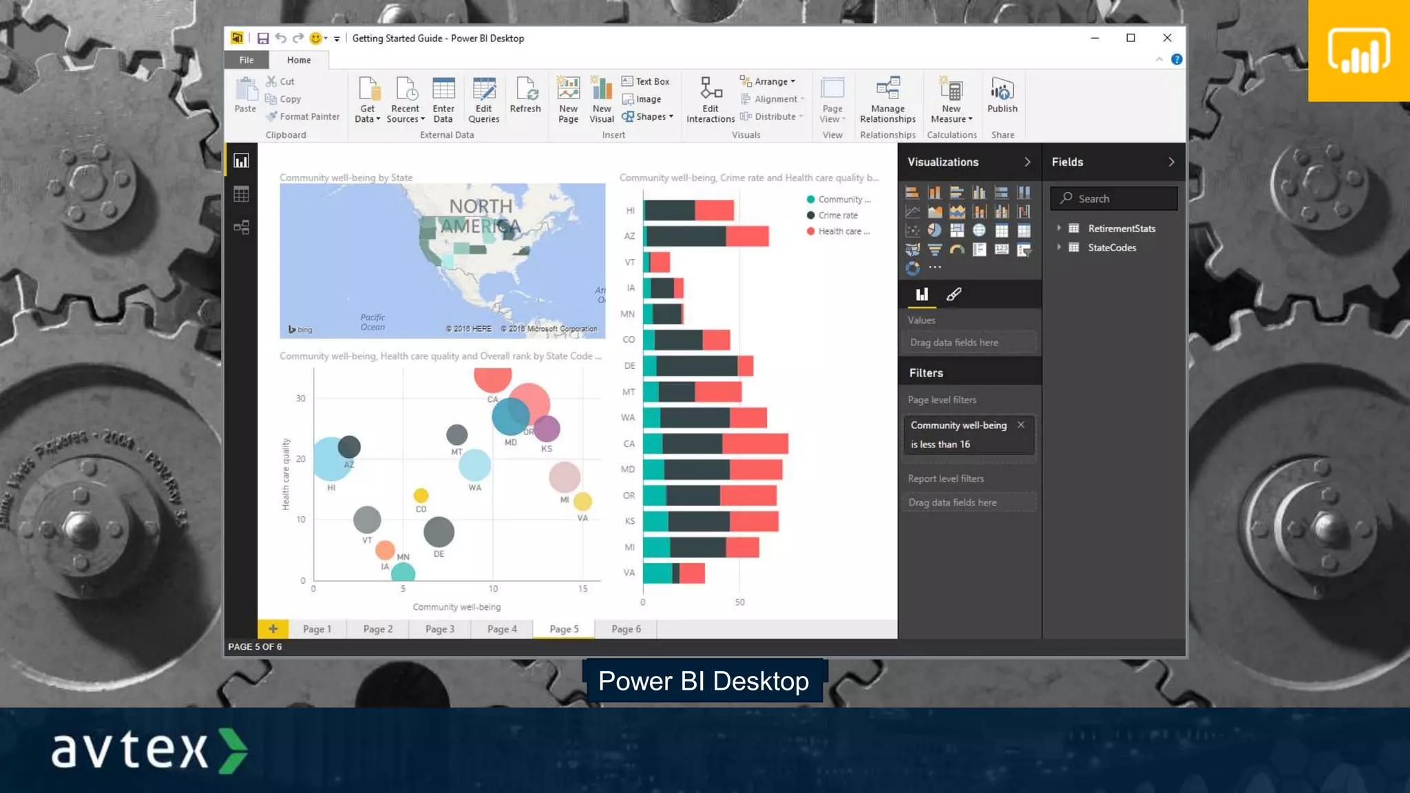 Rich Visualizations
Power BI Desktop
 