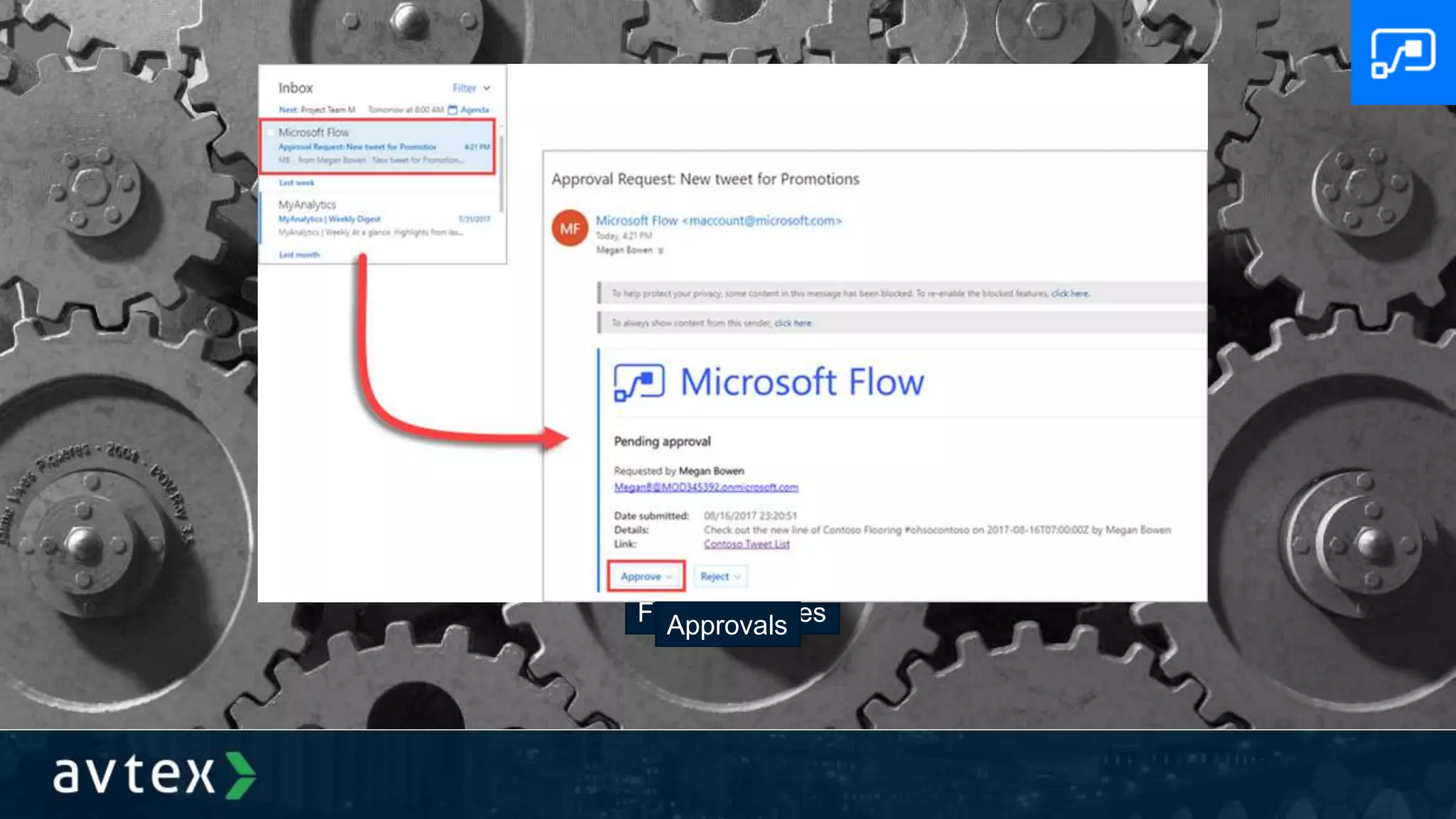 ConnectorsFlow TemplatesApprovals
 