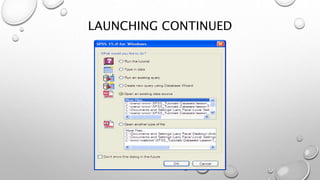 LAUNCHING CONTINUED
 