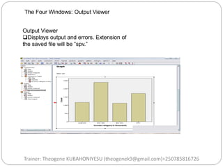 Spss training notes | PDF