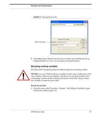 Spss tutorial 1 | PDF