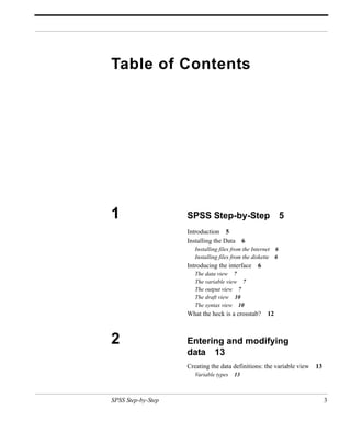 Spss tutorial 1 | PDF
