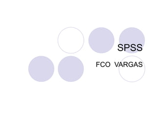 SPSS FCO  VARGAS 