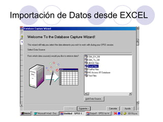 Importación de Datos desde EXCEL 