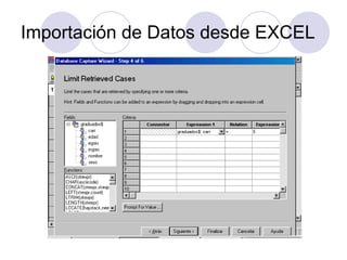 Importación de Datos desde EXCEL 