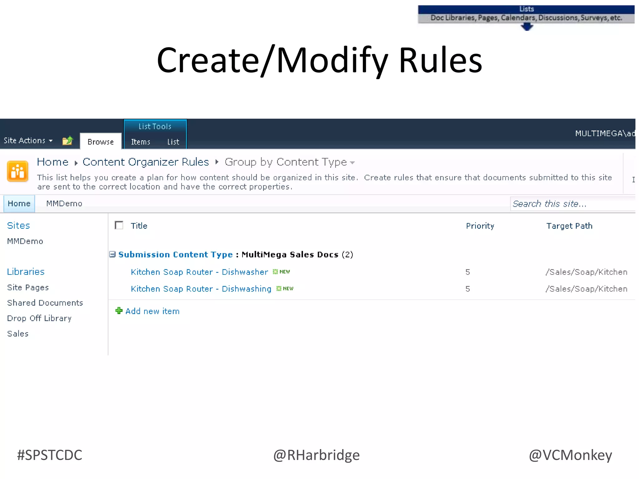 Enterprise CollaborationMany contributors, mature processesExamples: Help desk, Job request, Process tracking, Document Management systemIA rulesProcesses have been refined and well documentedUser interaction is well defined and testedContributors are well trainedAccess to the full SharePoint feature set