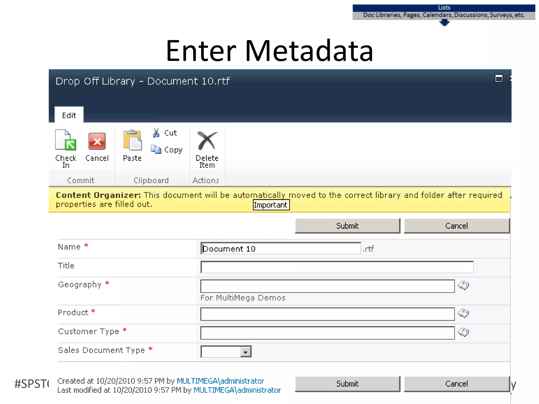 SharePoint Containment HierarchyWhat we care about from an information architecture perspective.
